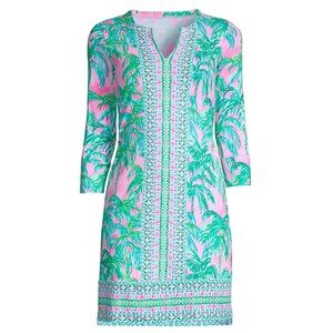 Lilly Pulitzer UPF 50+ ChillyLilly Nadine Dress Pink Blossom Small
